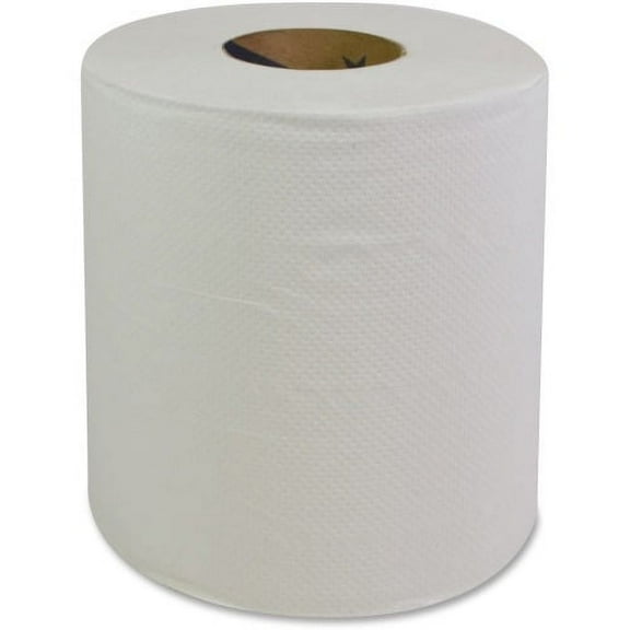 GCN Center Pull Dispenser Paper Towels - 2 Ply - 360 Sheets/Roll - White - Perforated, Center Pull, Absorbent, Strong, Hygienic - For Restroom, Kitchen, Healthcare, Food Service Per Pack - 6 / Carton