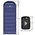 thumbnail image 3 of Sleeping Bag XL for Adults, Cotton Flannel Sleeping Bags Great for 4 Season Camping, Waterproof, Comfort with Compression Sack Traveling, Hiking, & Outdoor Activities, 3 of 5