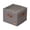 Gray - 43x43x32cm, variant on Foldable Shoe Storage Box Large Capacity Closet Shoe Organizer with Adjustable Divider Transparent Dustproof Shoe Container with Side Mesh Pocket 17"x17"x12.6" Gray