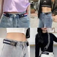 thumbnail image 3 of No Buckle Adjustable Stretch Belt, Invisible Belts for Jeans For Women Men 3 Packs, 3 of 6