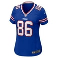 thumbnail image 2 of Women's Nike Dalton Kincaid Royal Buffalo Bills Home Game Jersey, 2 of 7