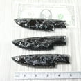 thumbnail image 4 of 3 Obsidian Ornamental Knife Blades  #8655    Mountain Man Knife, 4 of 5