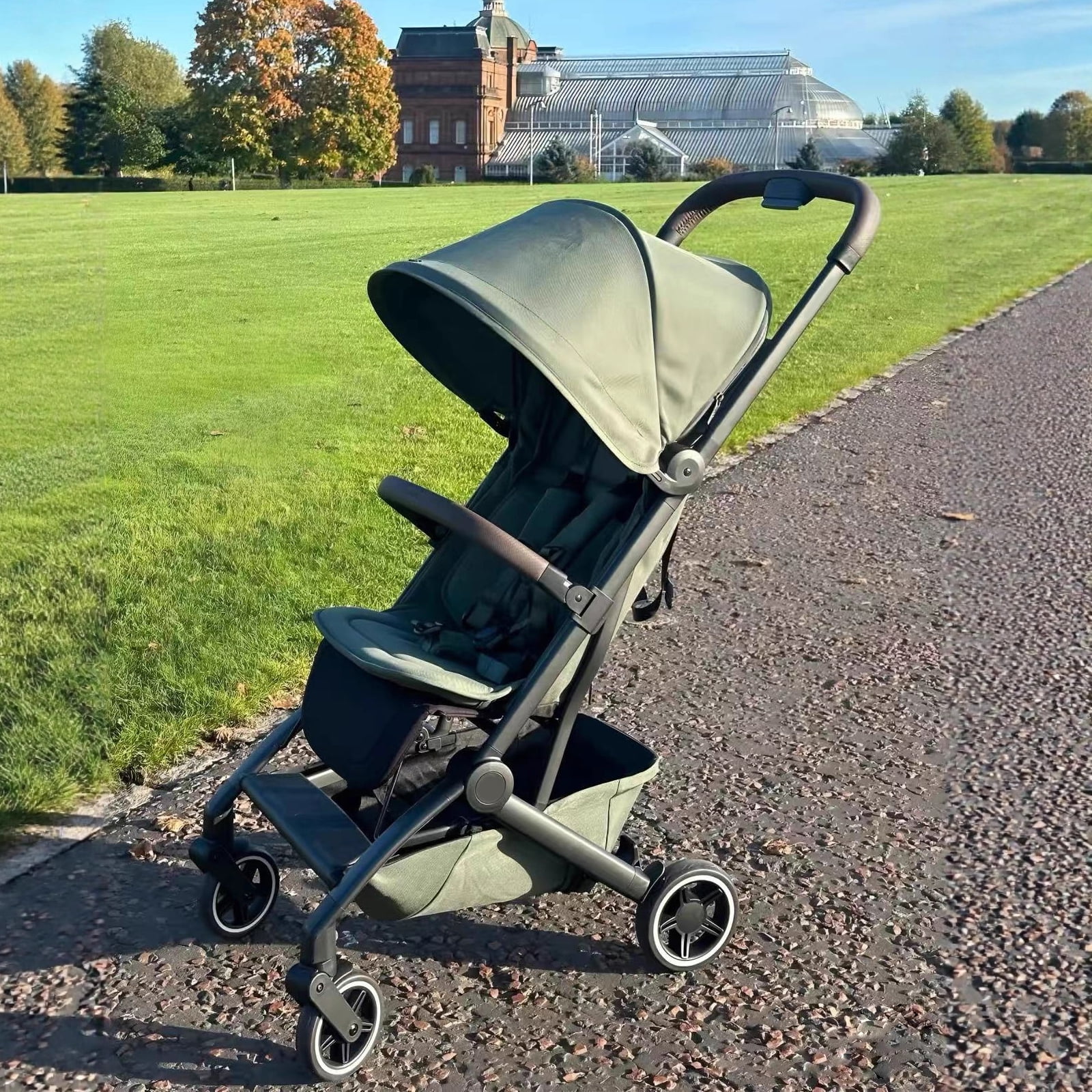 Infant Carriage Handlebar Comfortable Grip Strollers Attachment Slip Resistant Design Easy Care for AER+