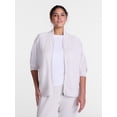 thumbnail image 2 of Avia Women's and Women's Plus Ottoman Full Zip Bomber Jacket, Sizes XS-4X, 2 of 7