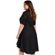 thumbnail image 3 of Vestido asimétrico Roman Fashion 9514 Negro Talla 42, 3 of 5