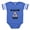 Royal Blue, variant on CafePress - Pool Rack Em - Cute Infant Baby Football Bodysuit