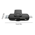 thumbnail image 4 of Lector Tarjetas Micro SD/TF Tipo C A Adaptador USB 3.0 OTG para Android IPhone MacBook, 4 of 4