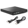 thumbnail image 2 of Plastic PC CD Writer Portable USB Home Music Video Interface Indoor Outdoor Household DVD Driver Noise Cancelling Notebook Computer Player Black, 2 of 9