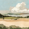 thumbnail image 2 of Scarvey, Emma 12x12 White Modern Wood Framed Museum Art Print Titled - Cumulus Landscape II, 2 of 4