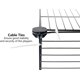 thumbnail image 4 of Corral para perro jaula para perro jaula para conejo jaula para cuyo corral para conejo cercas para animales pequeños fácil de armar 36 x 29 cm 28 pan, 4 of 6
