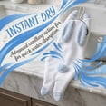 thumbnail image 4 of REGALWOVEN Cute Animal-Shaped Hanging Hand Towels, Super Absorbent Soft Coral Fleece Towels for Kitchen, Bathroom, Home Decor, 13" x 6" White 1pk, 4 of 7