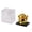 Gold, variant on BOKYAN Solar Powered Waving Lucky Cat Ornament, 2 Inch / 5 cm Fortune Figurine for Table Shelf, White