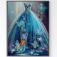 thumbnail image 1 of 5D bricolaje taladro parcial pintura diamante vestido de novia decoración del hogar (XD110) FLhrweasw Nuevo, 1 of 9