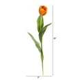 thumbnail image 2 of Nearly Natural 22in. Tulip Artificial Flower (Set of 8), Orange, 2 of 4
