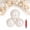 3white, variant on Reusable Inflatable Balloon Garland Arch Kit, PVC Linked Balloon Cluster with Elastic Bands for Birthday Wedding Party Backdrop Decoration