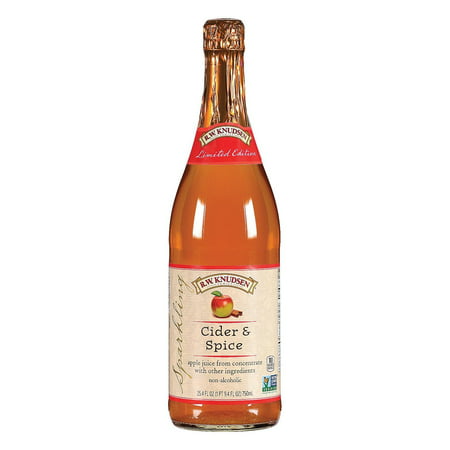 R.w. Knudsen Sparkling Juice - Cider And Spice - pack of 12 - 25.4 Fl
