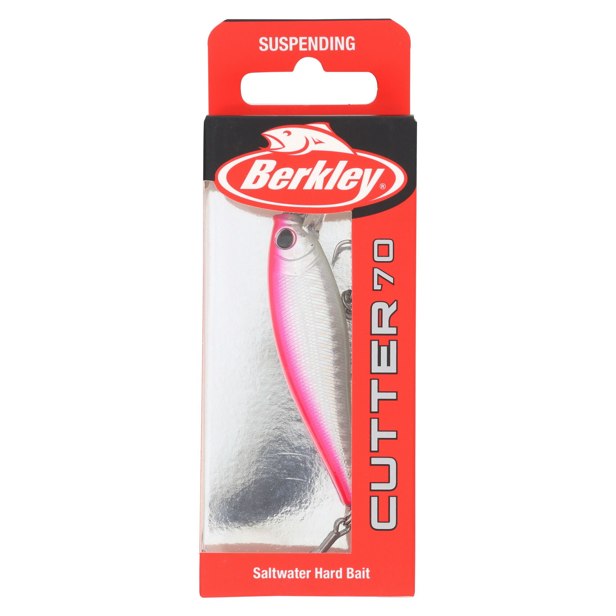 Berkley Cutter Saltwater, 2.75 in, Jerkbaits, Pink Silver (1 Count)