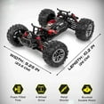 thumbnail image 5 of LAEGENDARY Sonic 1:16 Scale RC Off-Road Car, Up to 25 MPH, Black/Yellow, 5 of 9