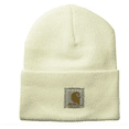 thumbnail image 4 of Carhartt Knit Cuffed Beanie, Deep Winter White, One Size, 4 of 4