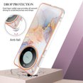 thumbnail image 3 of For Huawei Mate 60 Pro Electroplating IMD TPU Phone Case(White Marble), iPhone 12 Pro Max, 3 of 6
