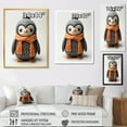 thumbnail image 4 of Designart "Penguin Toy Of Playfulness" Penguin Floater Framed Canvas Prints, 4 of 5