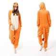 thumbnail image 1 of Pijama de franela suave y cálido para niños y niñas, ropa de dormir de monstruo Sulley, con capucha, viñetas de animales xuanjing unisex, 1 of 2