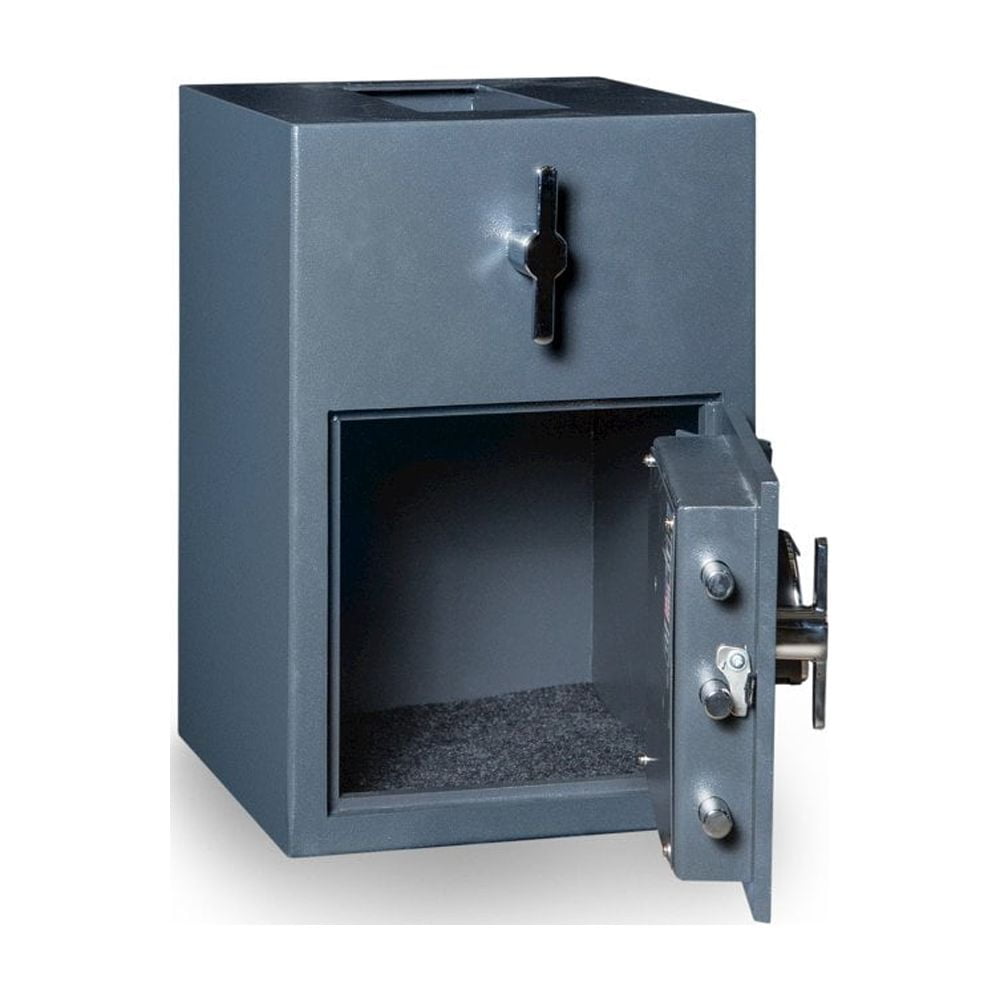 Rotary Hopper Depository Safe - Gray