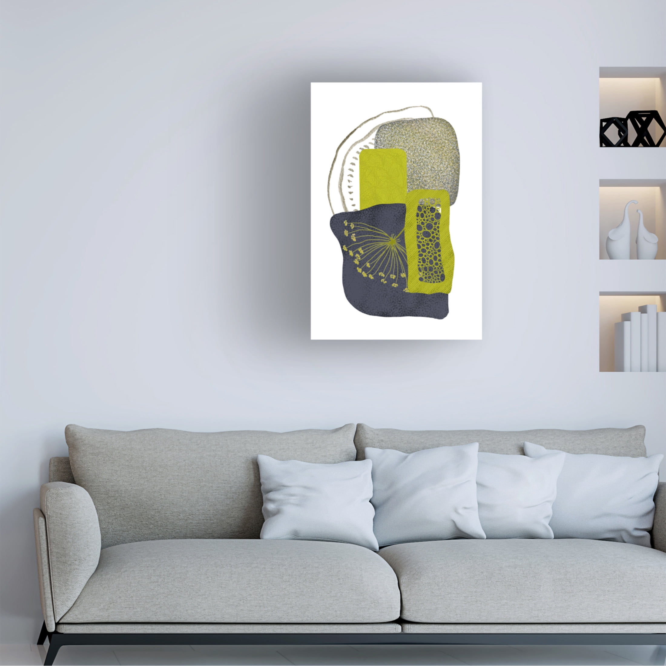 Trademark Fine Art Sally Ann Moss Love of Form 2 Canvas Wall Art