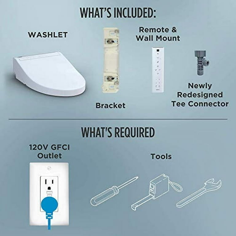 TOTO® WASHLET® C5 Electric Bidet, PREMIST, EWATER+ Wand, Elongated