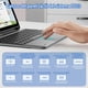 thumbnail image 4 of KIROGILY Magic Keyboard para iPad 11&ordf;(A16, 2025) y iPad 10.9'' 10&ordf; Generaci&oacute;n con Magnetismo, Funda con Teclado de Espa&ntilde;ol (Incluye &Ntilde;), Teclado Inala, 4 of 8
