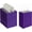 Purple, variant on 100 Pack 5.25x3.25x8.25 Inch Small Plain Natural Kraft Paper Gift Bags with Handles Bulk for Birthday Party Favors Grocery Retail Shopping Business Goody Craft Bags Cub Sacks (Brown 100 Count)