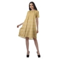 thumbnail image 4 of Moomaya Short Sleeve Dresses Plus Size Women Scoop Neck Mini Tunic Dresss, 4 of 6