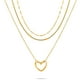 thumbnail image 1 of Collar de corazón JeenMata Pqt de regalo 3 pzas Mujer, 1 of 6