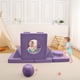 thumbnail image 4 of 12-piece modular foam play couch para para niños convertible imaginative muebles para playroom dormitorio-ideal para para lounging y reading, 4 of 6