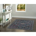 thumbnail image 6 of Emerald Collection Navy/Blue Rug, Multple Sizes, 6 of 7