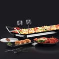 thumbnail image 3 of 35'' Electric Griddle Teppanyaki Grill, Nonstick Extra Large Cooking Plate for Pancake Barbecue, Indoor Outdoor Table Top Grill with Adjustable Temperature & Drip Tray, 2000W, 3 of 9