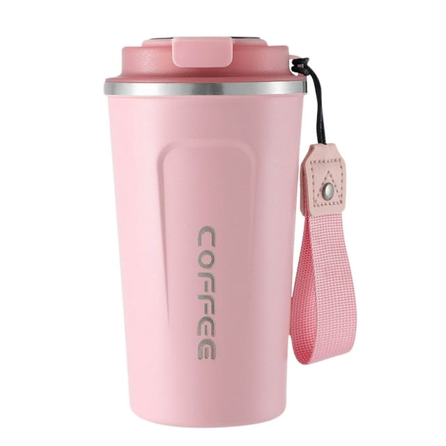 Stainless Steel Coffee Cup Intelligent Temperature Measurement And Insulation Cup With Lifting Rope, Car Portable Mug