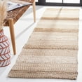 thumbnail image 2 of SAFAVIEH Natural Fiber Quincy Striped Runner Rug, Ivory/Natural, 2'3" x 8', 2 of 11
