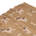 thumbnail image 4 of Shower Curtain, Cute Dog Puppy Waterproof Fabric Plastic Shower Curtain, Drying Fast Bathroom Curtain with 9 Buttonholes, Ruffle Shower Curtain 60x72in, 4 of 8