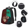 thumbnail image 4 of 16.5in Jujutsu Anime Kaise Backpacks Cute Bag Anime Backpack Cartoon Bags Bookbag Daypack Outdoor Travel, 4 of 8