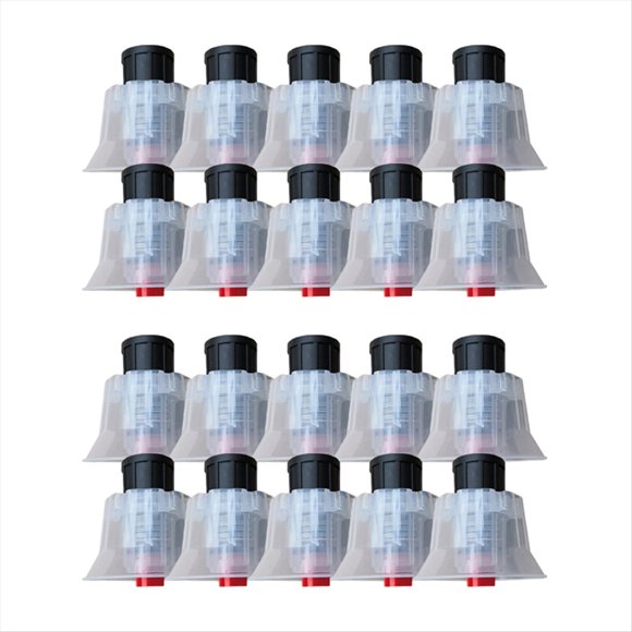 10 Boquillas de Espuma para Lavado de Autos, Boquillas de Espuma para Ventilador de Parabrisas, Rosca Interna de 16 mm.