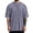 Dark Gray, variant on Mens Oversized T Shirt Summer Fashion Casual Solid Crew Neck Drop Shoulder Elbow Sleeve Mens T-Shirts