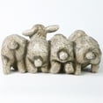 thumbnail image 4 of Pot de Fleurs Lapins Finition Pierre, 4 of 7