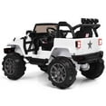 thumbnail image 4 of Patiojoy Bluetooth Remote Kids Ride-on Car 12V Electric Truck w/ 2.4 GHZ Controller White, 4 of 7