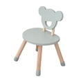 thumbnail image 4 of Silla de oso para niños Silla para niños Preciosa silla ligera compacta y portátil para Gris claro, 4 of 9