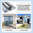 thumbnail image 4 of One Way Window Film, Heat Control Reflective Tint, Sun Blocking Static Cling, Sliding Door Home Privacy, Non Adhesive Glass Cover Film, 4 of 6
