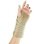 FLA Orthopedics Soft Fit Suede Wrist Brace Left X-Small Beige