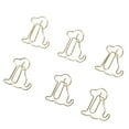 thumbnail image 3 of 100 Pack Dog-Shaped Paper Clips, Rust-Resistant and Reusable, Enhanced Slip Resistance, Gold Metallic Finish, Perfect for Office Use, 3 of 8