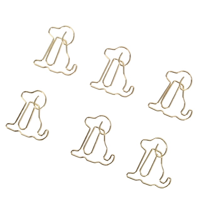 Paper Clips,100pcs Dog Shape Paper Dog Shape Paper Clips Cute Paper Clips Seamless Integration