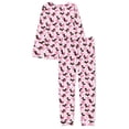 thumbnail image 6 of FOR U DESIGNS Pink Cow Print Dachshund Pajamas for Women Set Long Sleeve Set of 2 Size 3XL Nightwear for Women Pajama Set Pants Sleepwear Long Crew Neck Tops, 6 of 6